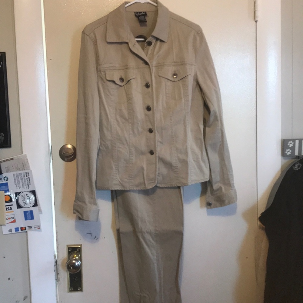 Rafaella cream suit set